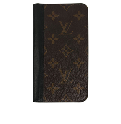 Louis Vuitton iPhone X Folio Case, front view